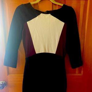 Hobbs London navy work dress - size 4